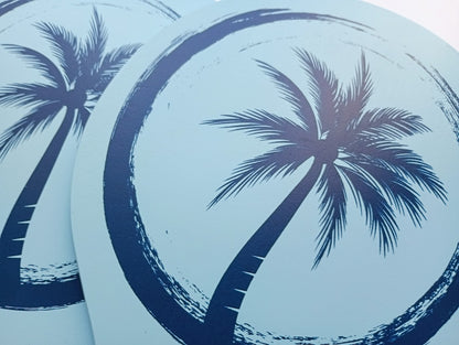 BATSÆT - PALM OCEAN BLUE